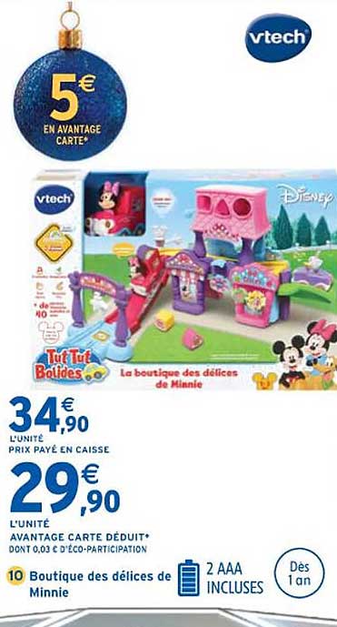 boutique des délices de minnie vtech