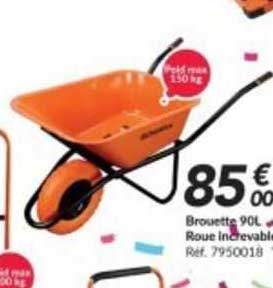 brouette 90l roue increvable