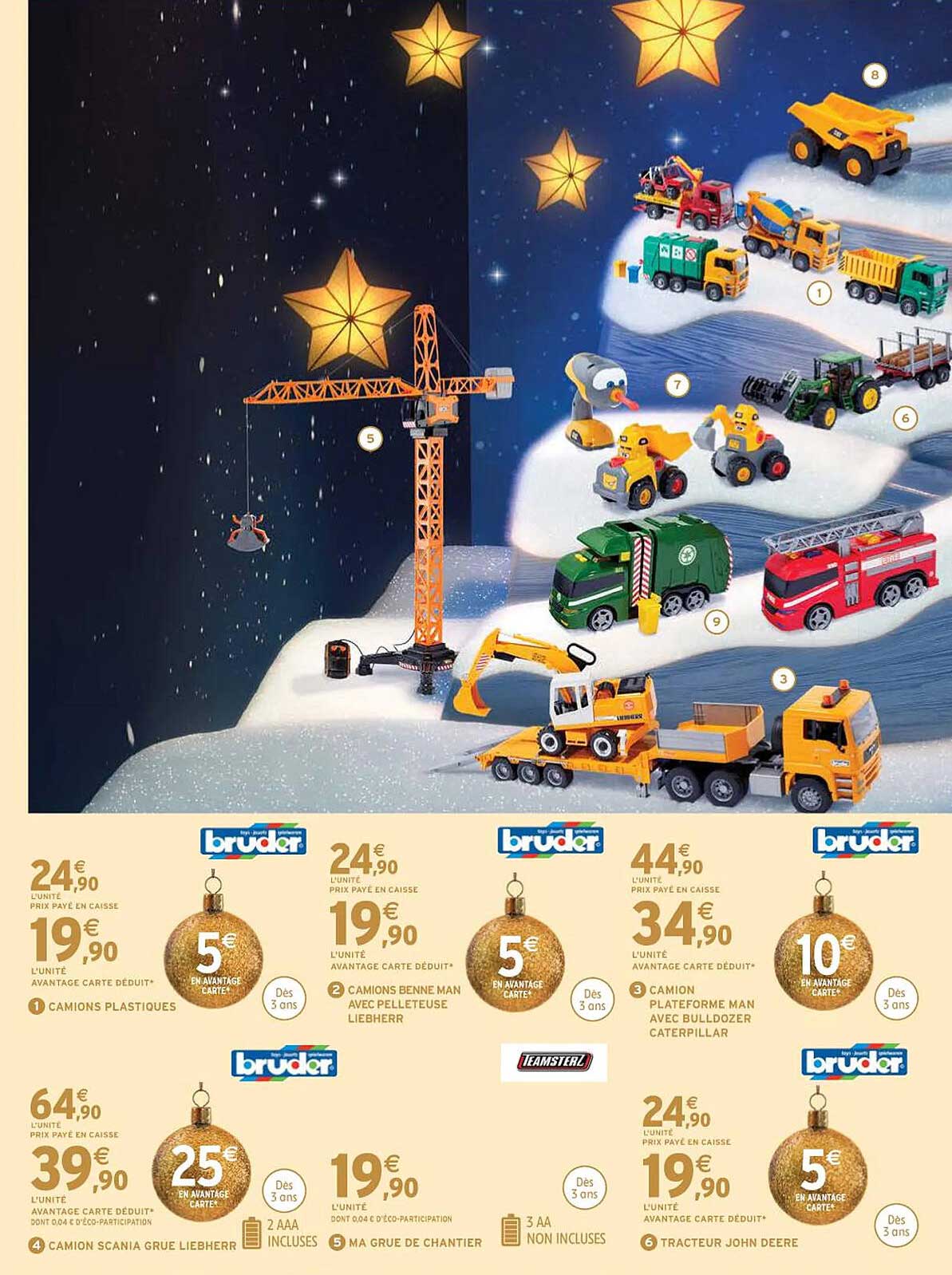 camions plastiques, camions benne man avec pelleteuse liebherr, camion plateforme man avec bulldozer caterpilar, camion scania grue liebherr, ma grue de chantier, tracteur john deere