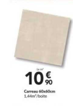 carreau 60x60cm