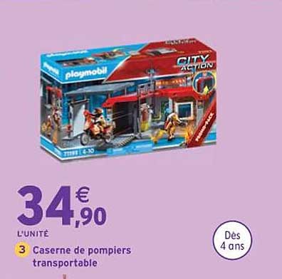 caserne de pompiers transportable