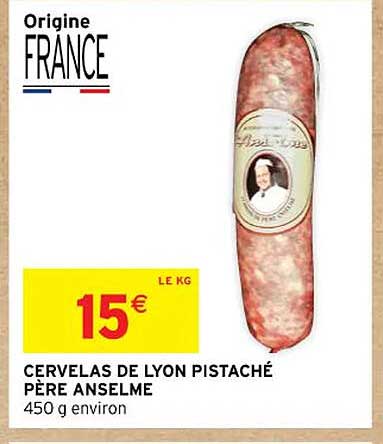 Cervelas De Lyon Pistaché Père Anselme