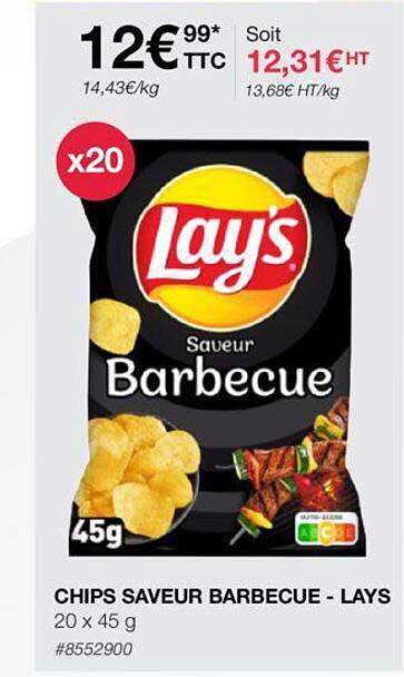 Chips Saveur Barbecue - Lays