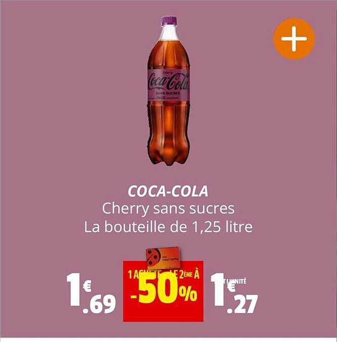 coca-cola cherry sans sucres