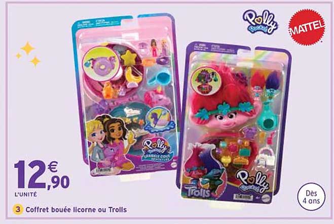 coffret bouée licorne ou trolls