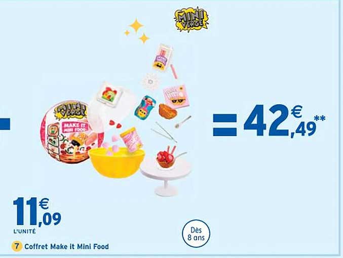 coffret make it mini food