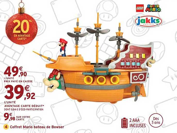 coffret mario bateau de bowser