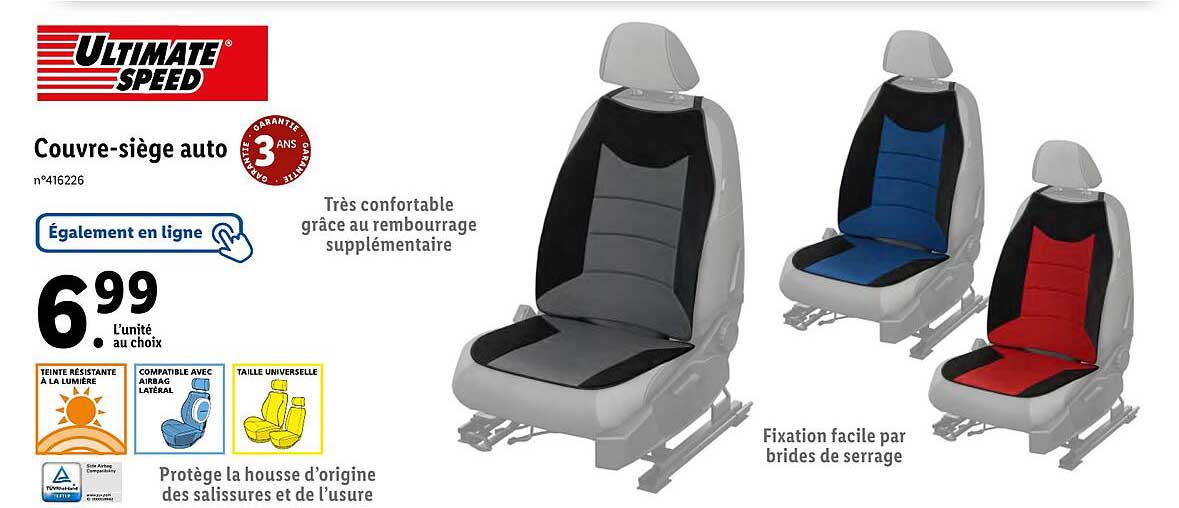 couvre-siège auto ultimate speed