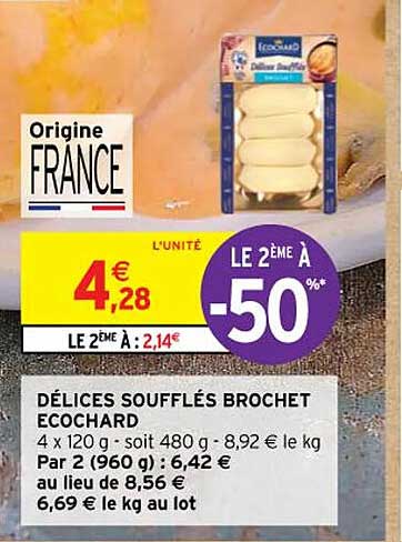 délices soufflés brochet ecochard