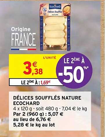 Délices Soufflés Nature Ecochard