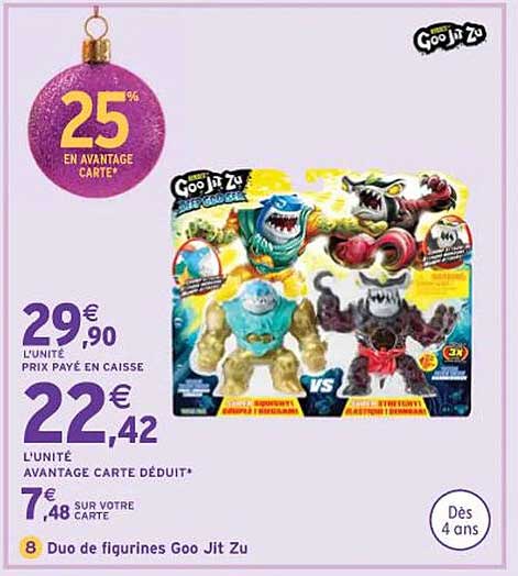 duo de figurines goo jit zu