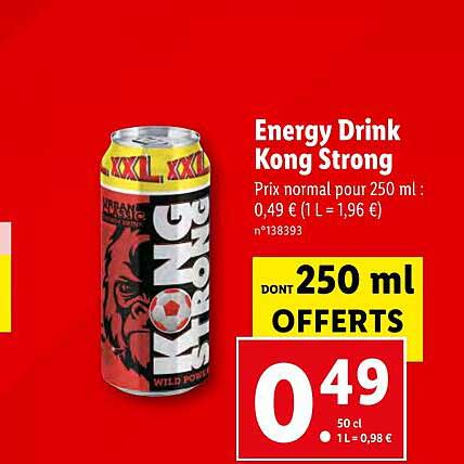 energy drink kong strong