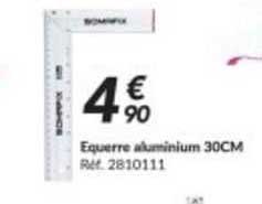 equerre aluminium 30cm