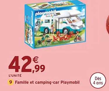 famille et camping-car playmobil