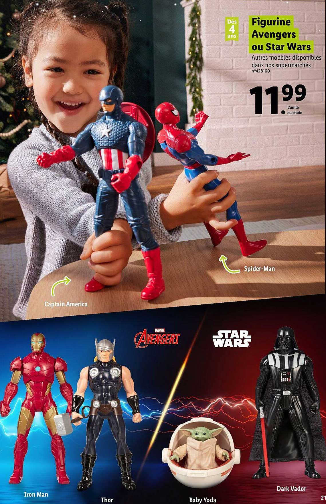 figurine avengers ou star wars