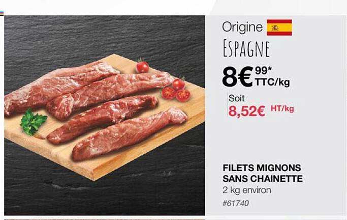 filets mignons  sans chainette