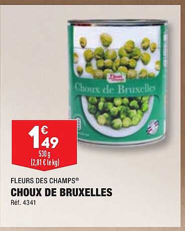 fleurs des champs choux de bruxelles
