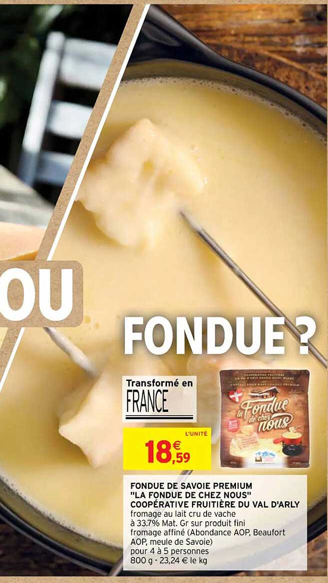 fondue de savoe premium