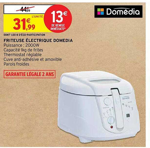 Friteusé électrique Domedia