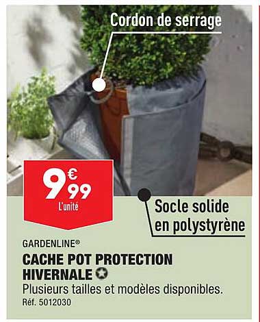 Gardenline Cache Pot Protection Hivernale