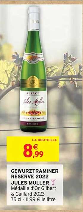 gewurztraminer réserve 2022 jules muller
