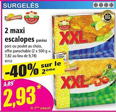 gut bartenhof 2 maxi escalopes