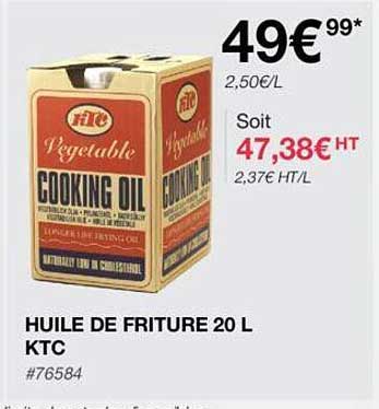 Huile De Friture 20l Ktc