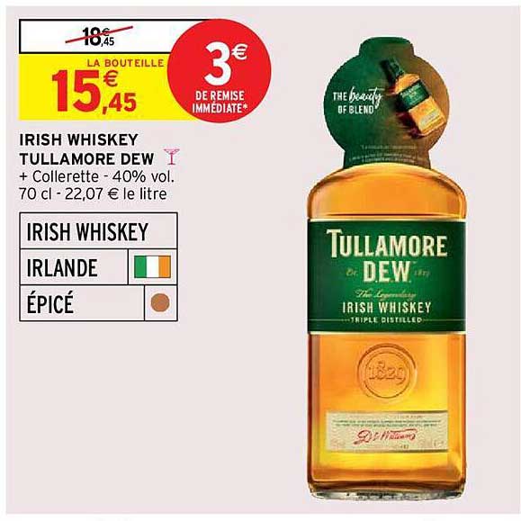 Irish Whiskey Tullamore Dew