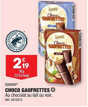 isaura choco gaufrettes