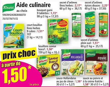 knorr aide culinaire