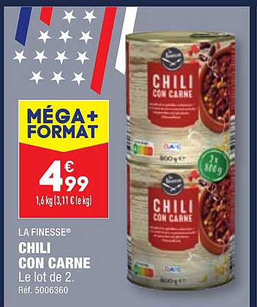la finesse chili con carne