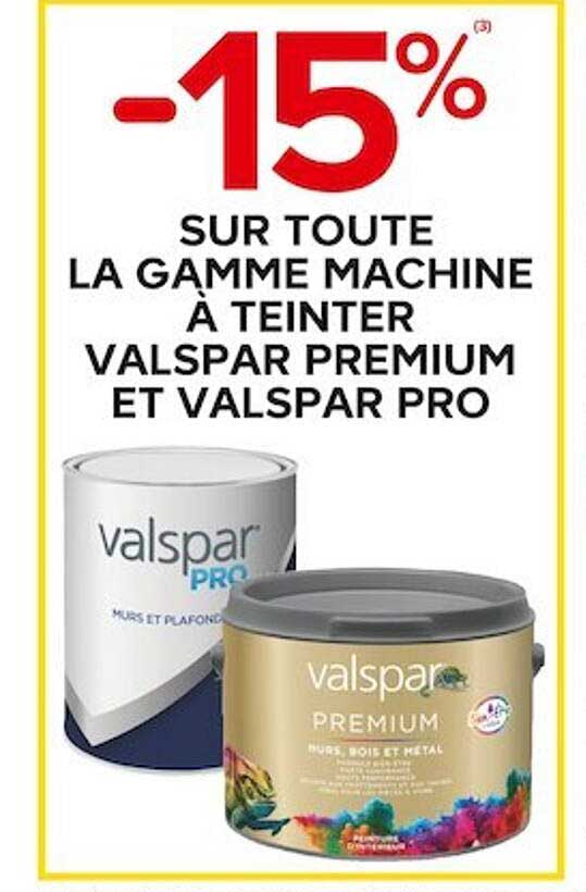 La Gamme Machine à Teinter Valspar Premium Et Valspar Pro