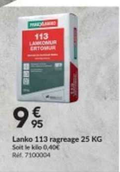 lanko 113 ragreage 25 kg