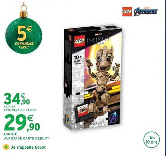 lego avengers je s'appelle groot