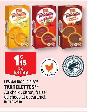 les malins plaisirs tartelettes