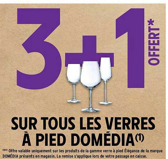 Les Verres à Pied Domédia