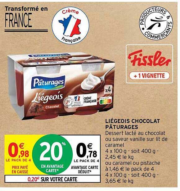 Liégeois Chocolat Pâturages
