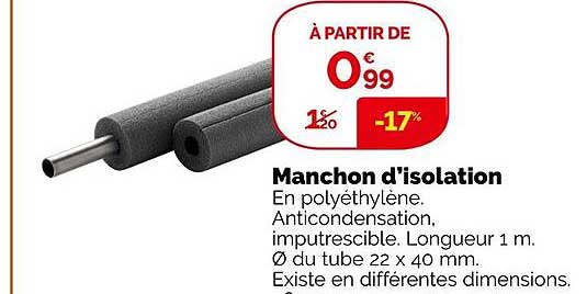 manchon d'isolation