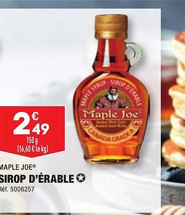 maple joe sirop d'érable
