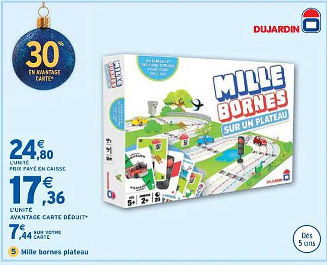 mille bornes plateau
