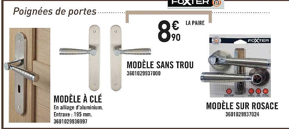 modèle à clé, modèle sans trou, modèle sur rosace
