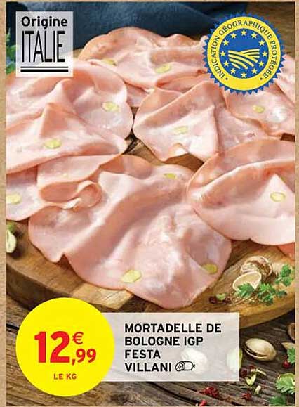mortadelle de bologne  igp festa villani