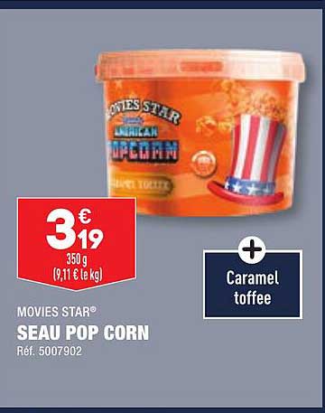 movies star seau pop corn