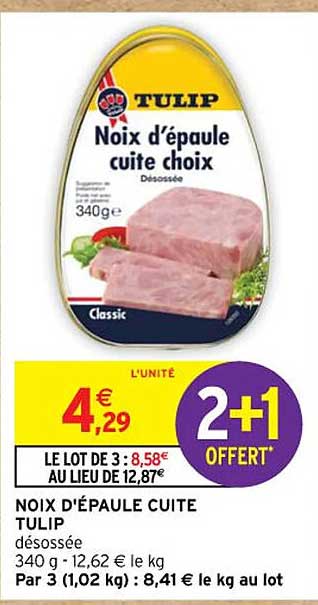 Noix D'épaule Cuite Tulip