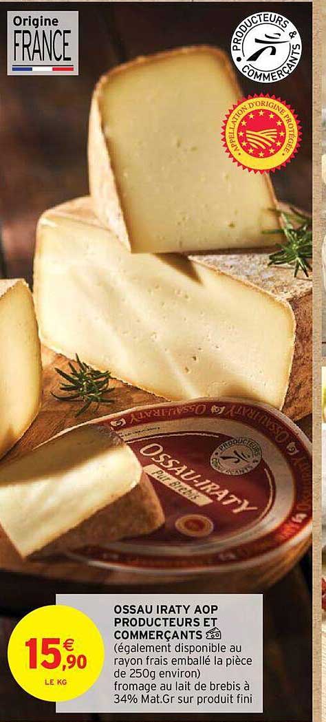 ossau iraty aop producteurs et commerçants