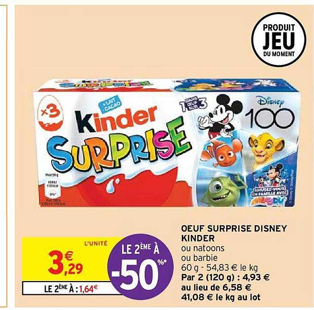 œuf Surprise Disney Kinder