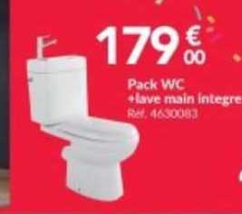 pack wc + lave main integré