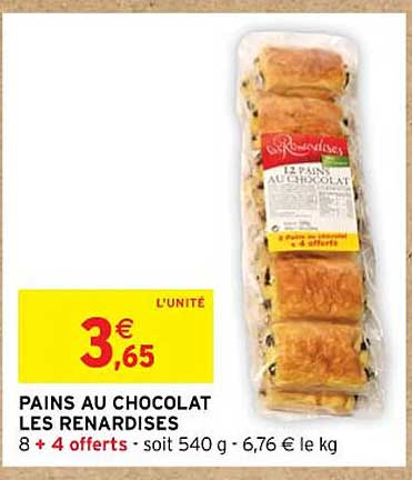Pains Au Chocolat Les  Renardises