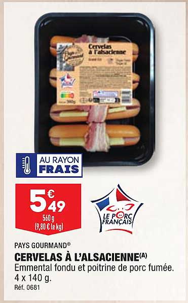 pays gourmand cervelas à lalsacienne