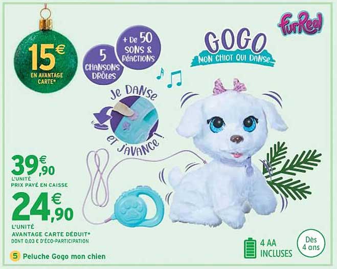 peluche gogo mon chien
